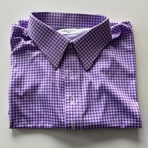 Purple Checkered Men's Shirt